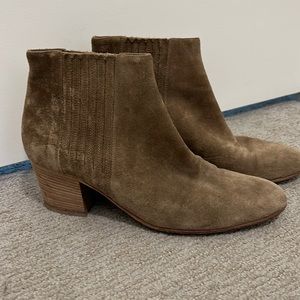 Vince suede booties.